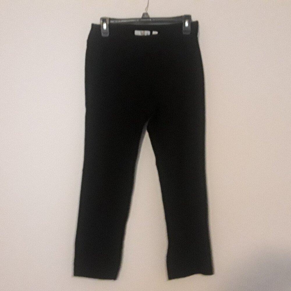 LG Lena Gabrielle Ladies Size 8 Black Stretchy Dress Slacks